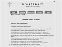 Tablet Screenshot of christianity.cz
