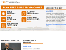 Tablet Screenshot of christianity.com