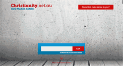 Desktop Screenshot of christianity.net.au
