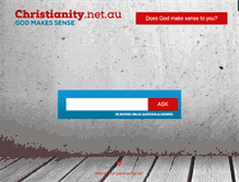 Tablet Screenshot of christianity.net.au